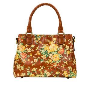 Patricia Nash Norcia Leather Crossbody Satchel
